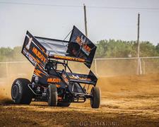 Blaney Battles for Fourth-Place Finish during Freedom 40 at Atomic Speedway