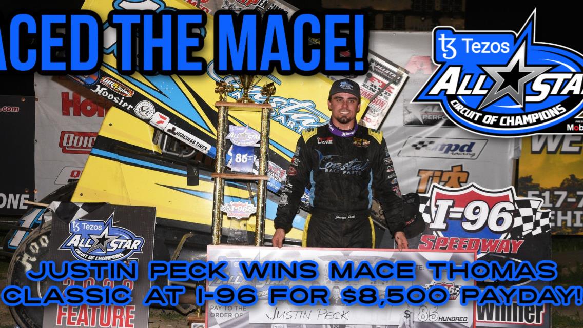 Justin Peck wins Mace Thomas Classic at I-96 Speedway for $8,500 payday