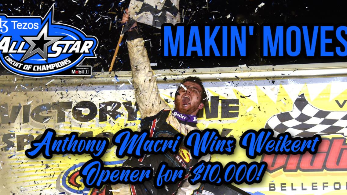 Anthony Macri outduels Lance Dewease for Weikert Memorial opening night victory worth $10,000