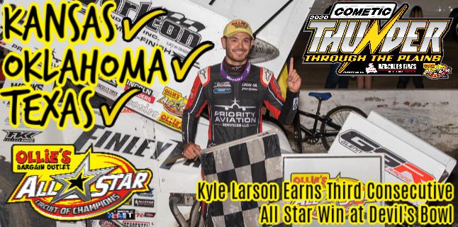 Kyle Larson earns third consecutive All Star victo...