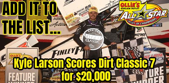 Kyle Larson scores 14th All Star win of 2020 in Lincoln’s Dirt Classic 7