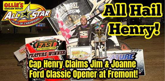 Cap Henry claims Jim and Joanne Ford Classic Opener at Fremont Speedway for $5,000