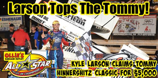 Kyle Larson defeats All Stars and Posse for Tommy Hinnershitz Classic victory