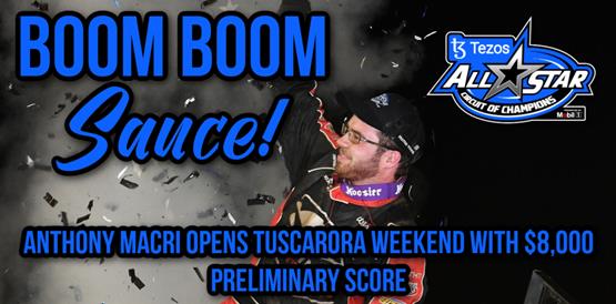 Anthony Macri opens Tuscarora weekend with $8,000 preliminary score