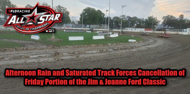 Afternoon rain and saturated track forces cancella...