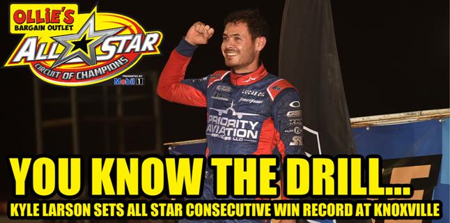 Kyle Larson sets All Star consecutive win record w...